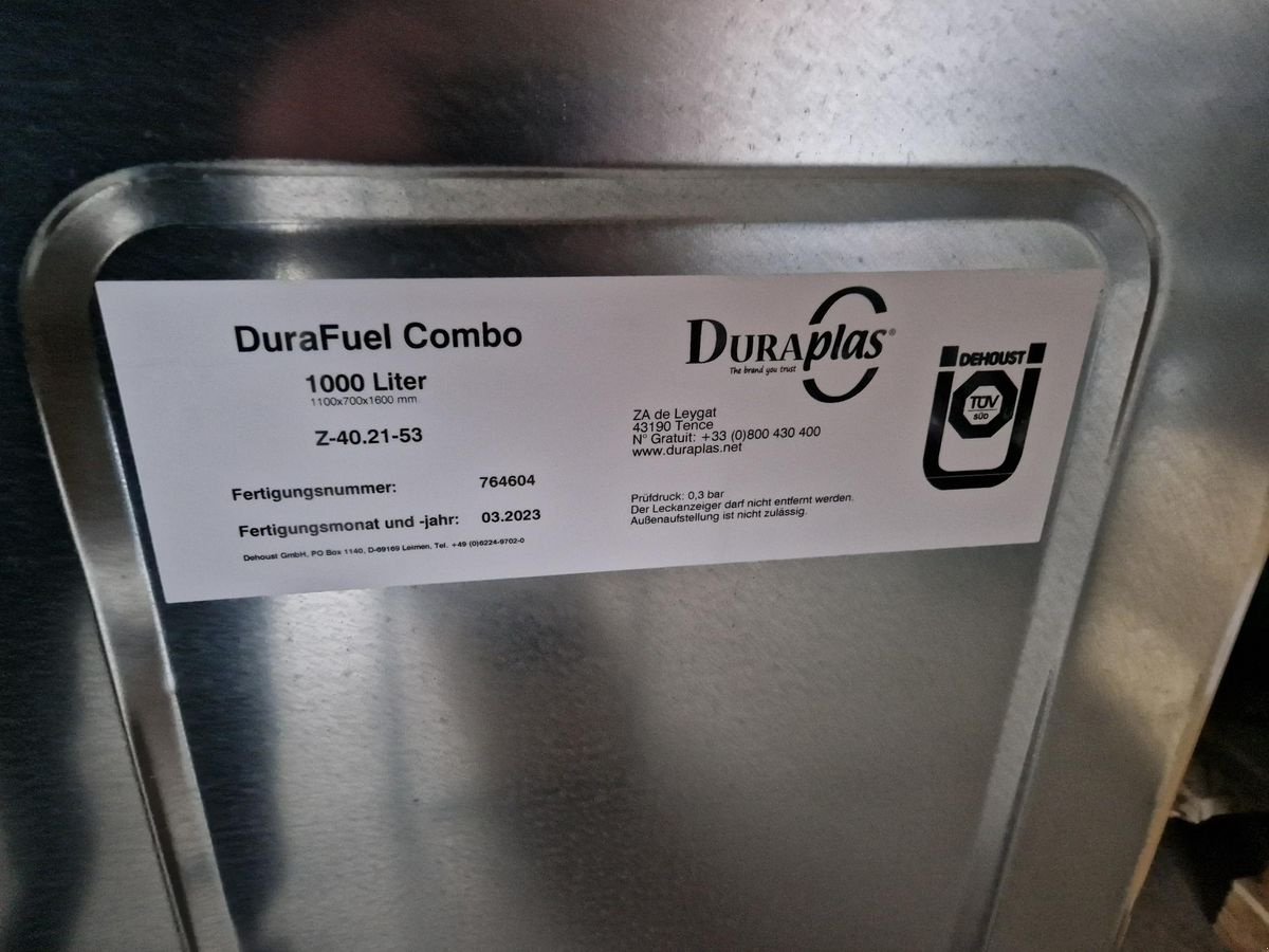 Sonstige Hoftechnik του τύπου Sonstige Dieseltankstation »DuraFuel Combo 1000« mit Wand, Neumaschine σε Grünbach (Φωτογραφία 3)